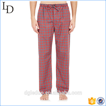 Calças de pijama dos homens sofe ventile calças vestido de casa para menino